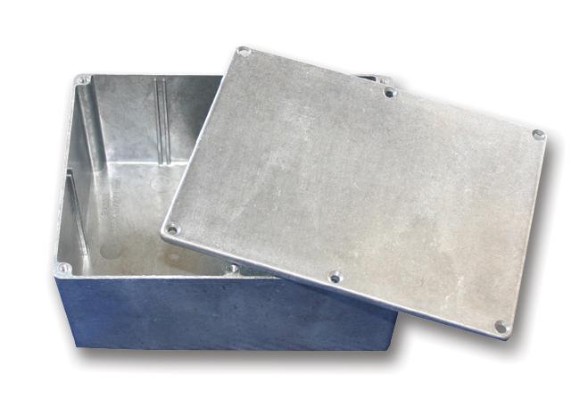 CN5714 ENCLOSURE, PCB BOX, ALUMINIUM, NATURAL BUD INDUSTRIES