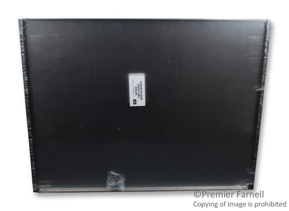 TBC14253 SOLID COVER, RACK MOUNT CHASSIS, ALUM BUD INDUSTRIES