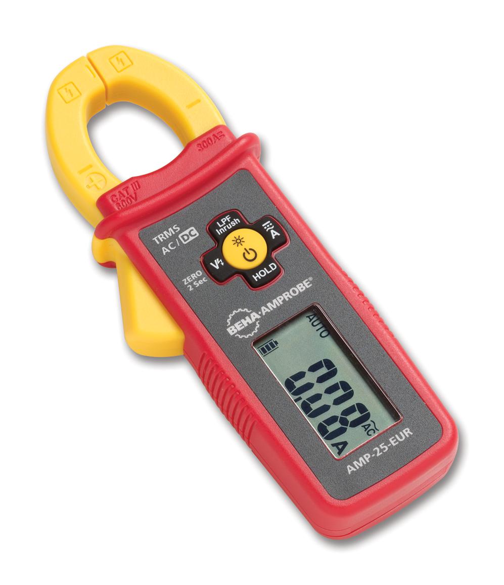 AMP-25-EUR DIGITAL CLAMP METER, 3-3/4DIGIT, AUTO BEHA-AMPROBE