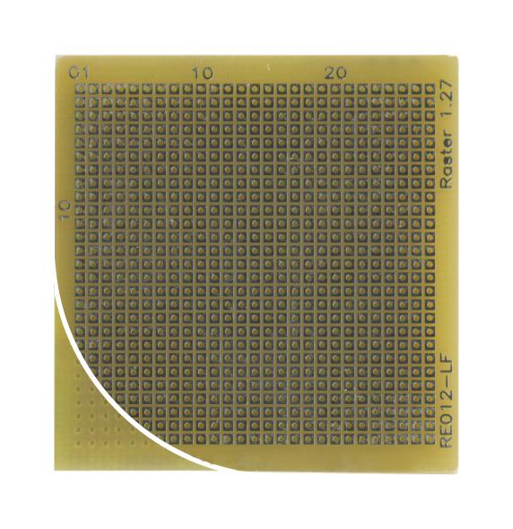 RE012-LF PROTOTYPING BOARD, 39.37MM X 38.1MM ROTH ELEKTRONIK
