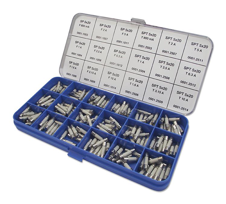 0034.9871 FUSE KIT, QUICK ACTING/TIME LAG 5X20MM SCHURTER