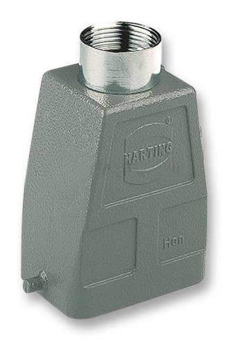 09 30 006 0442 HOOD, 6B, TOP ENTRY, ALUMINIUM HARTING