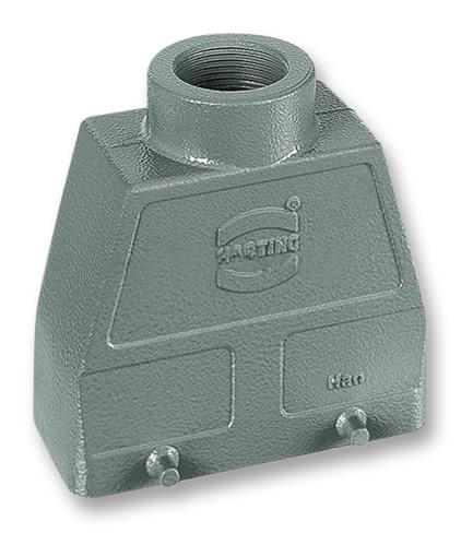 09 30 016 0421 HOOD, 16B, TOP ENTRY, ALUMINIUM HARTING