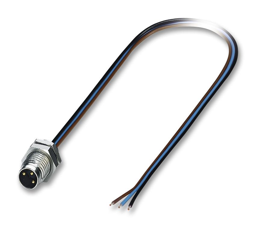 SACC-DSI-M 8MS-3CON-M 8/0,5 SENSOR CORD, 3P, M8 PLUG-FREE END, 0.5M PHOENIX CONTACT