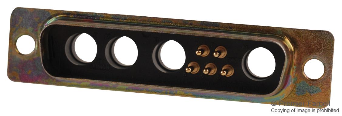 DBM9W4PA176 D-SUB COMB CONNECTOR, PLUG, DB-9W4 ITT CANNON