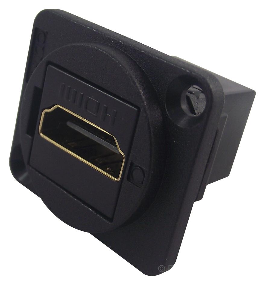 CP30200G ADAPTOR, HDMI A, 19POS, JACK, PANEL CLIFF ELECTRONIC COMPONENTS