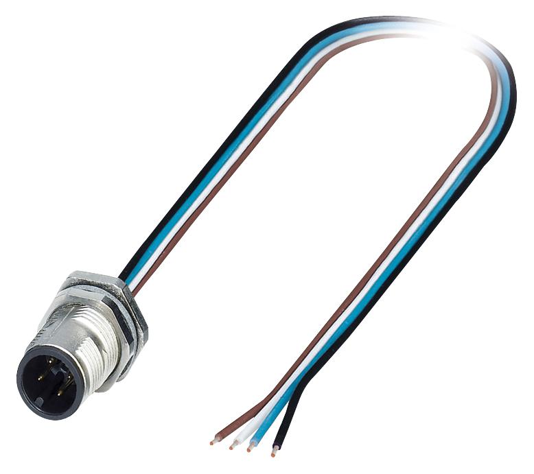 SACC-DSI-MS-4CON-M12/0,5 SCO SENSOR CORD, 4P, M12 PLUG-FREE END, 0.5M PHOENIX CONTACT