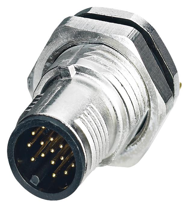 SACC-DSI-M12MS-17CON-M16 SENSOR CONN, M12, PLUG, 17POS, PANEL PHOENIX CONTACT