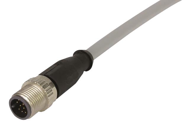 21 34 840 0C79 010 SENSOR CORD, 12P, M12 PLUG-FREE END, 1M HARTING