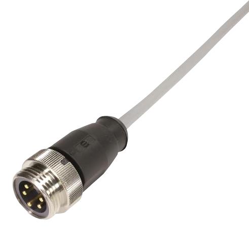 21 34 969 7495 006 SENSOR CORD, 4P, 7/8" RCPT-PLUG, 0.6M HARTING