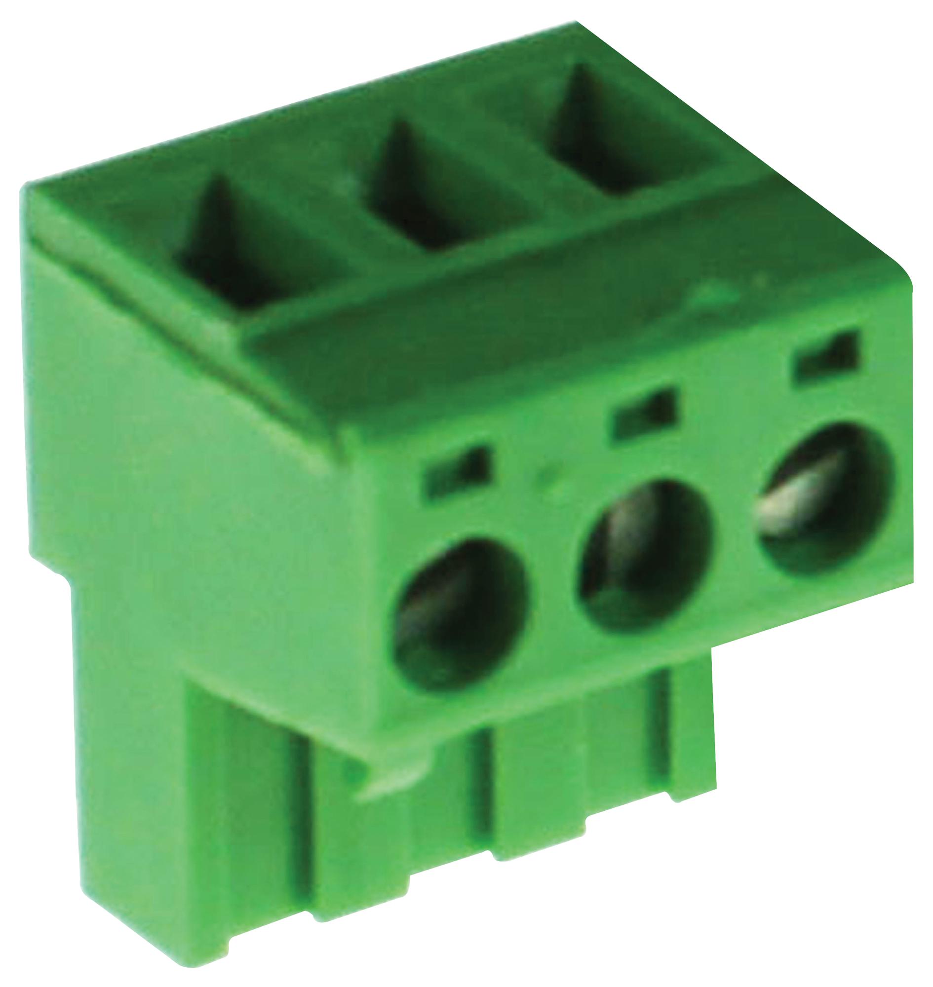 CTB9209/3 TERMINAL BLOCK, PLUGGABLE, 3POS, 12AWG CAMDENBOSS