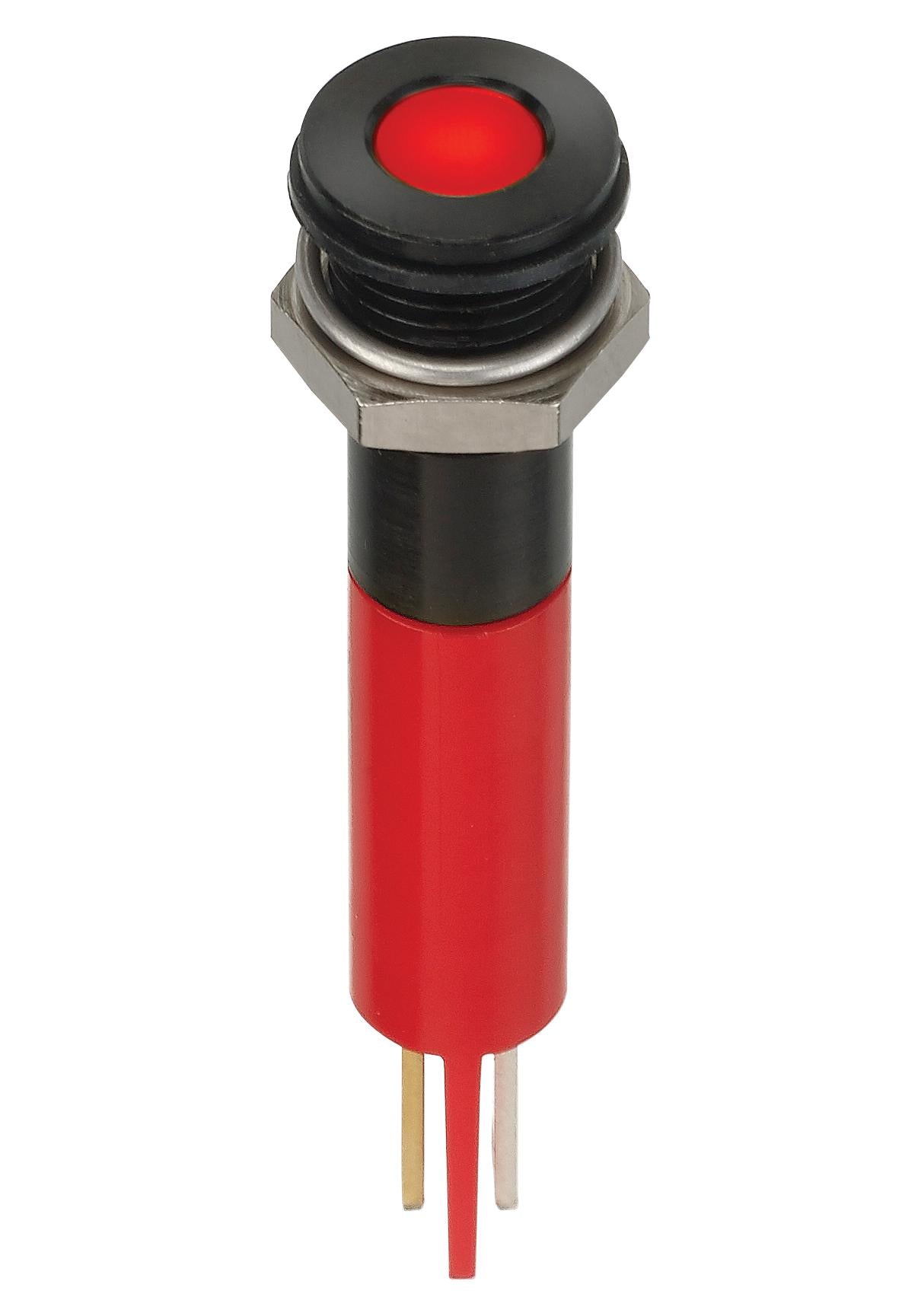 Q8F1BXXHR110E LED INDICATOR, PANEL, 8MM, RED, 110VAC APEM