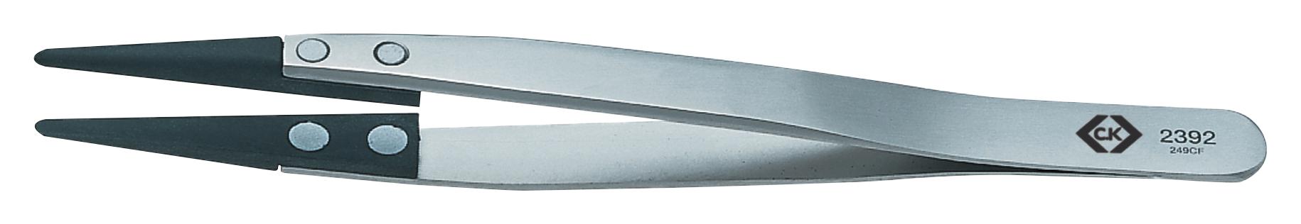 T2392 ESD TWEEZER, ROUND TIP, 130MM CK TOOLS
