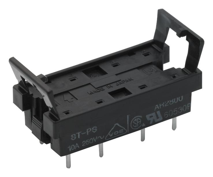 ST-PS RELAY SOCKET, 8POS, 10A, THROUGH HOLE PANASONIC