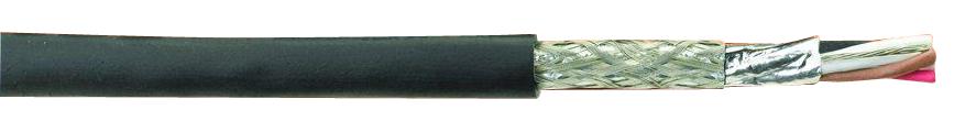 45104 BK005 SHLD FLEX CABLE, 4COND, 22AWG, 30.5M ALPHA WIRE