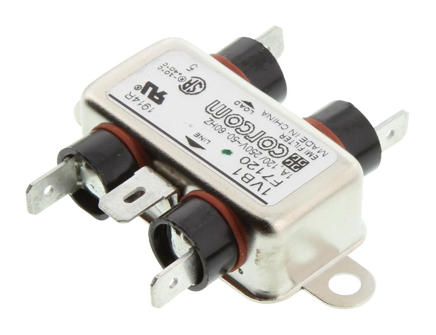 5VB1 POWER LINE FILTER, EMI/RFI, 5A, 700UA CORCOM - TE CONNECTIVITY