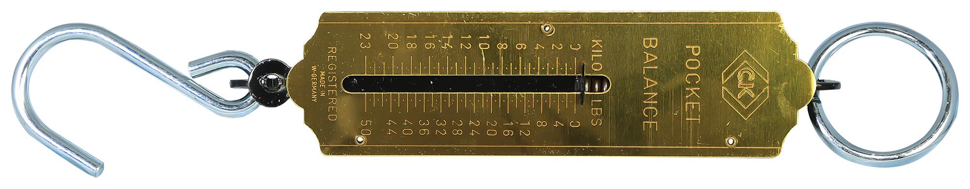 T6202 050 POCKET BALANCE, 23KG, TIN HOOK CK TOOLS