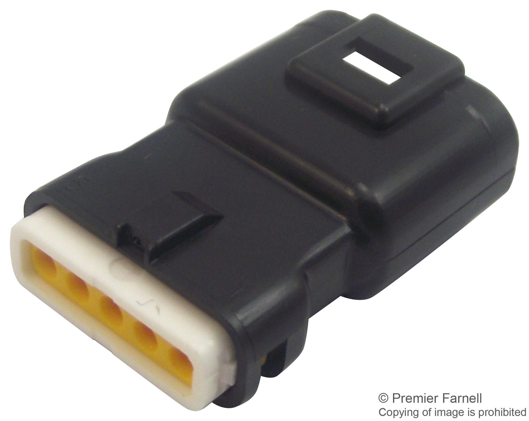565-005-000-310 PLUG HOUSING, 5POS, 2.5MM, PBT EDAC