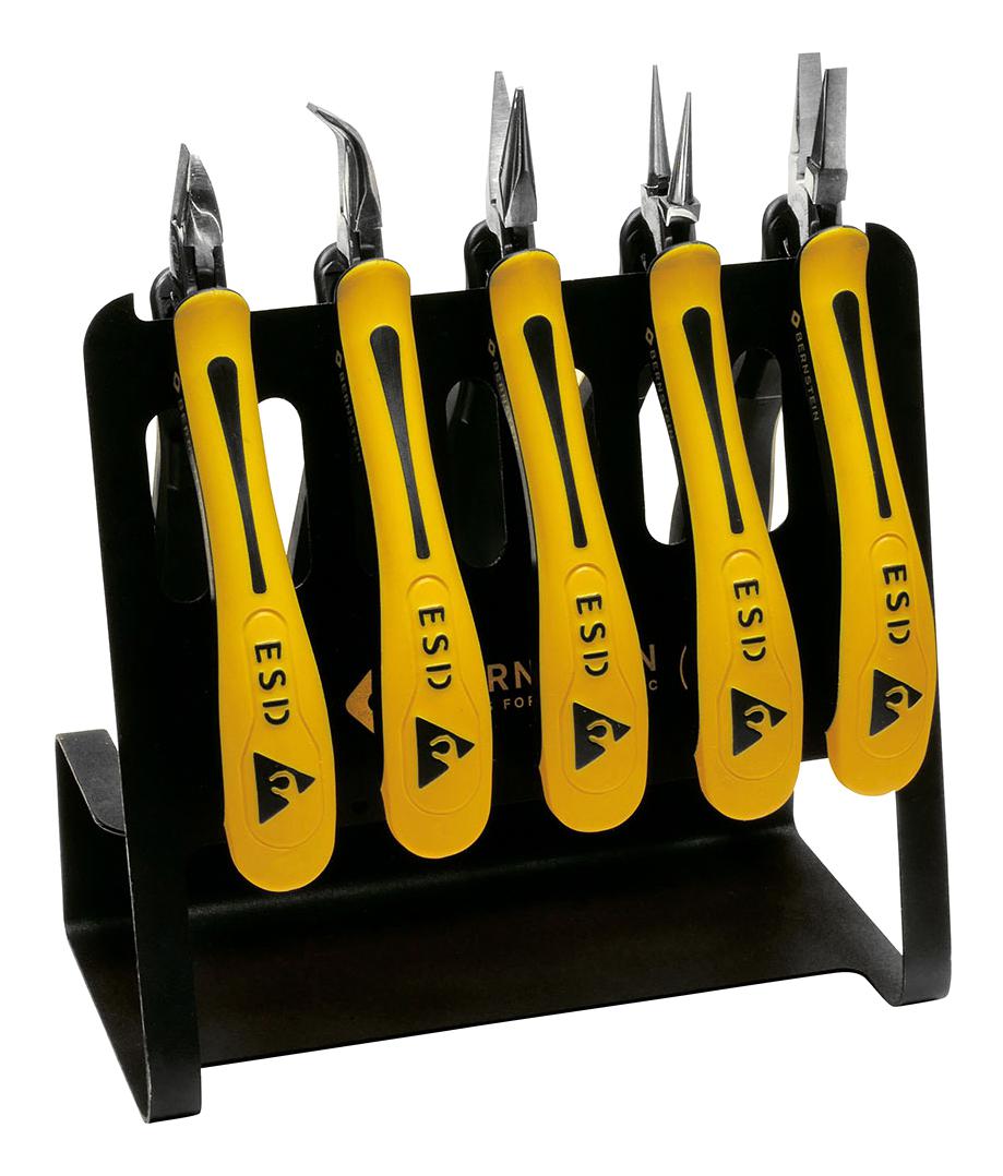 3-650 V PLIER SET, CONDUCTIVE, 5PC BERNSTEIN WERKZEUGFABRIK