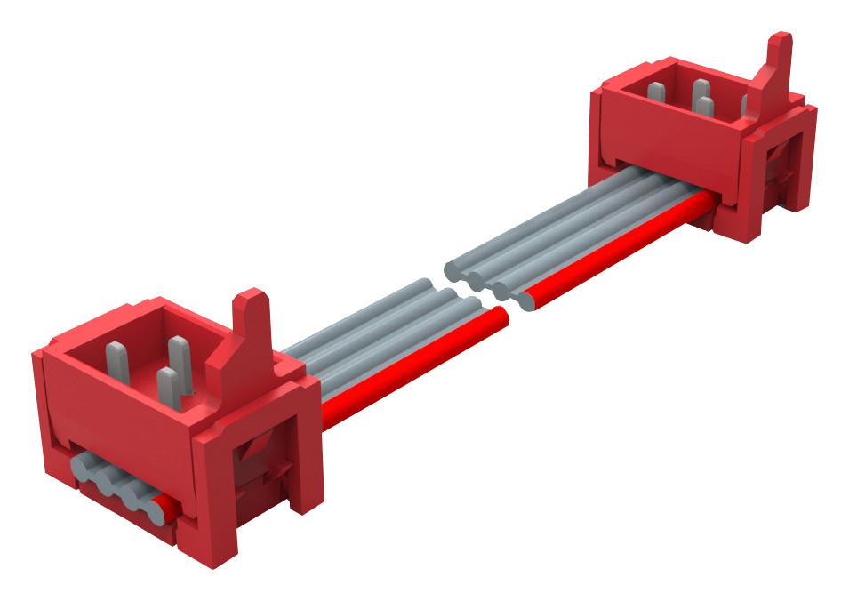 2205060-1 RIBBON CABLE, MOW PLUG, 4POS, 75MM TE CONNECTIVITY