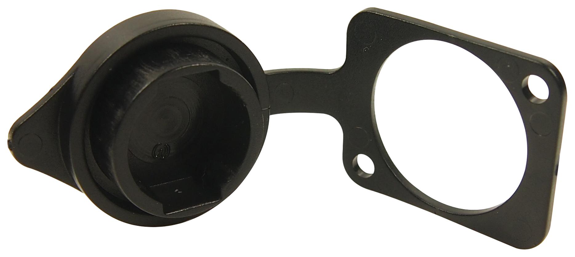 CP30112 SEALING COVER, XLR RECEPTACLE, BLACK CLIFF ELECTRONIC COMPONENTS