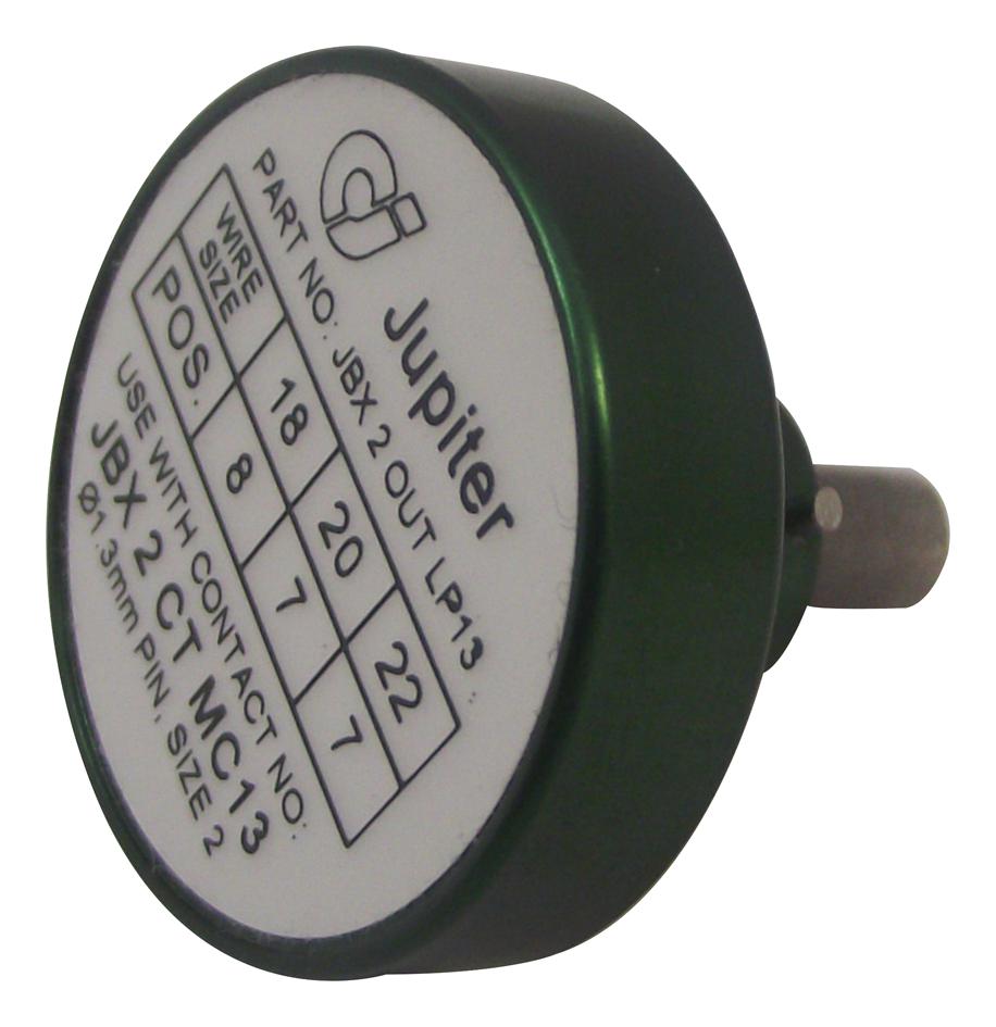JBX2OUTLP13 CRIMP LOCATOR, 26-22AWG, SIZE 2, 1.3MM SOURIAU-SUNBANK / EATON