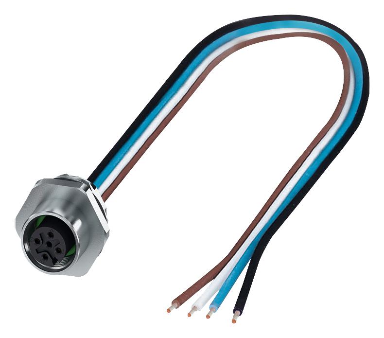 1411569 SENSOR CORD, 4P, SKT-FREE END, 0.5M PHOENIX CONTACT