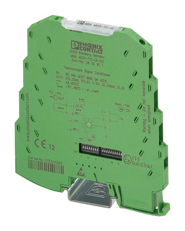MINI MCR-TC-UI-NC THERMOCOUPLE MEASURING TRANSDUCER PHOENIX CONTACT