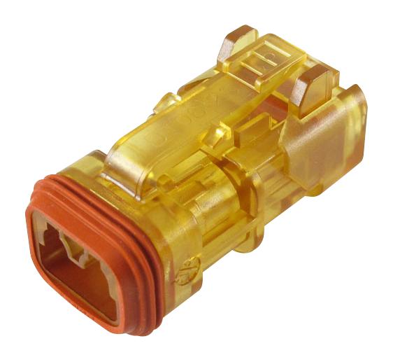 DT06-2S-SDT-CE28 PLUG HOUSING, 2POS, THERMOPLASTIC DEUTSCH - TE CONNECTIVITY