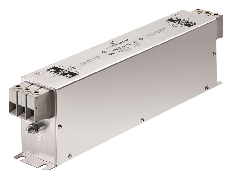 FN3258-180-40 POWER LINE FILTER, 3 PHASE, 180A, 0.033A SCHAFFNER