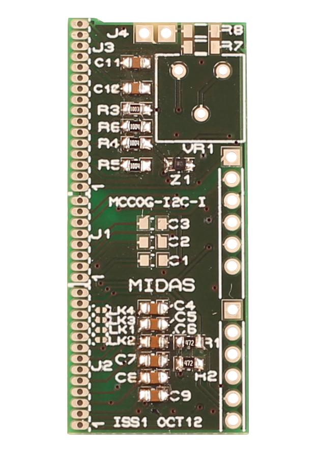 MCCOG-I2C-I-13 DRIVER BOARD, I2C COG CHARACTER DISPLAY MIDAS