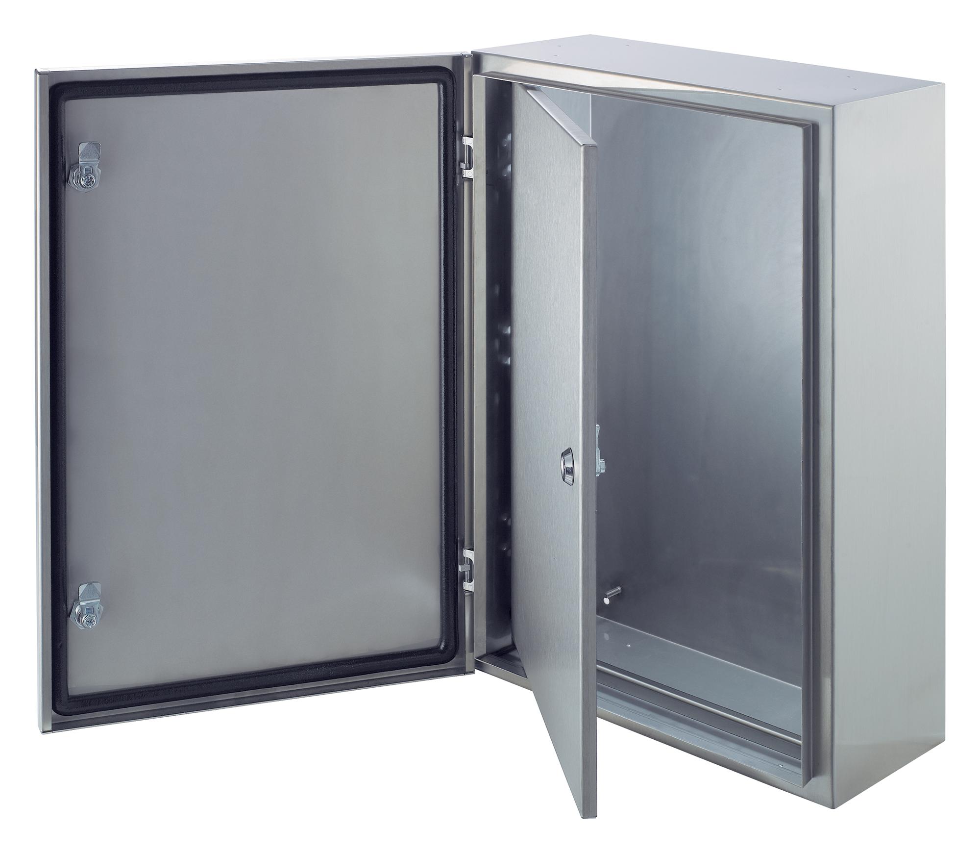 SRN4620X ENCLOSURE, WALL/FLOOR, SS, GREY ABB