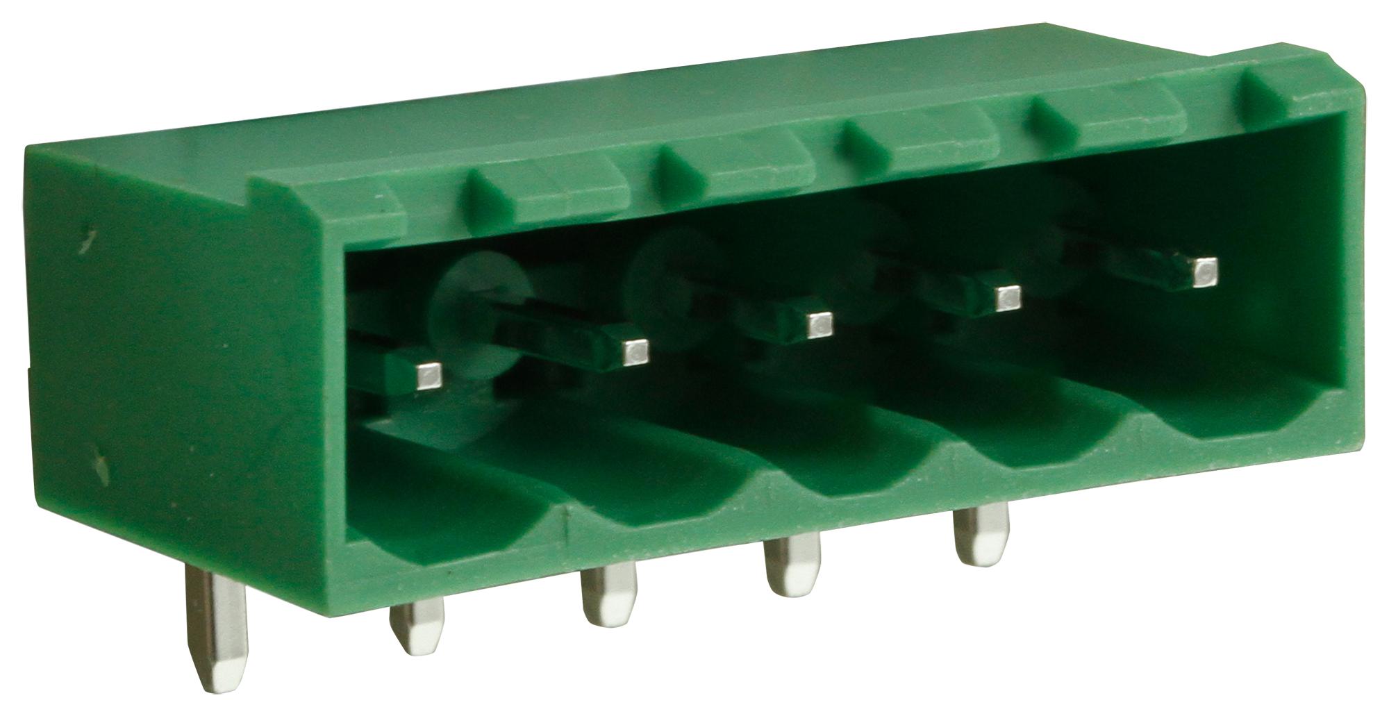 CTBP9350/5 TERMINAL BLOCK, HEADER, 5POS, R/A, TH CAMDENBOSS
