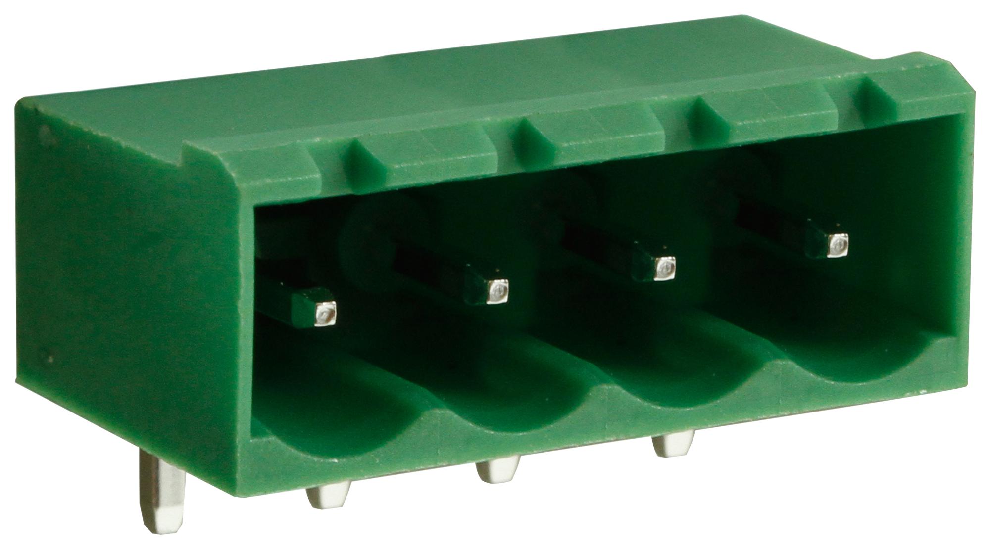 CTBP9358/4 TERMINAL BLOCK, HEADER, 4POS, R/A, TH CAMDENBOSS