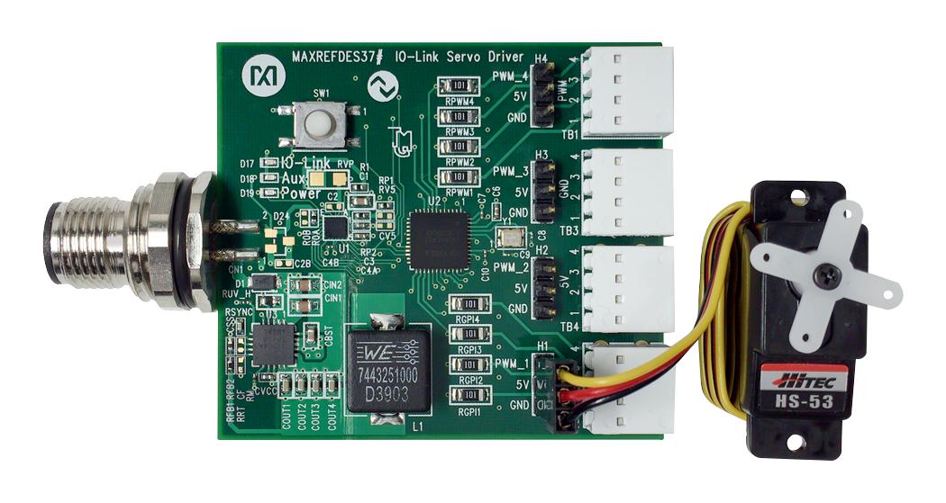 MAXREFDES37# REF DESIGN BOARD, MAX14821 SERVO DRIVER MAXIM INTEGRATED / ANALOG DEVICES