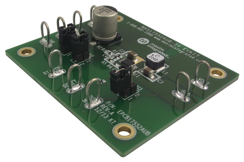 MAX17552AUBEVKIT# EVALUATION BOARD, SYNC BUCK CONVERTER MAXIM INTEGRATED / ANALOG DEVICES