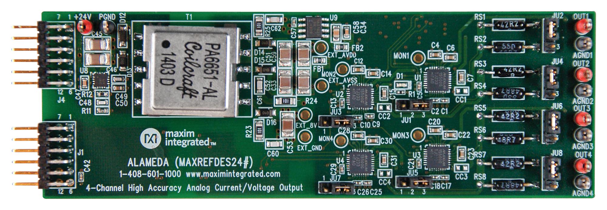 MAXREFDES24# REF DESIGN BOARD, ANALOGUE I/V OUTPUT MAXIM INTEGRATED / ANALOG DEVICES