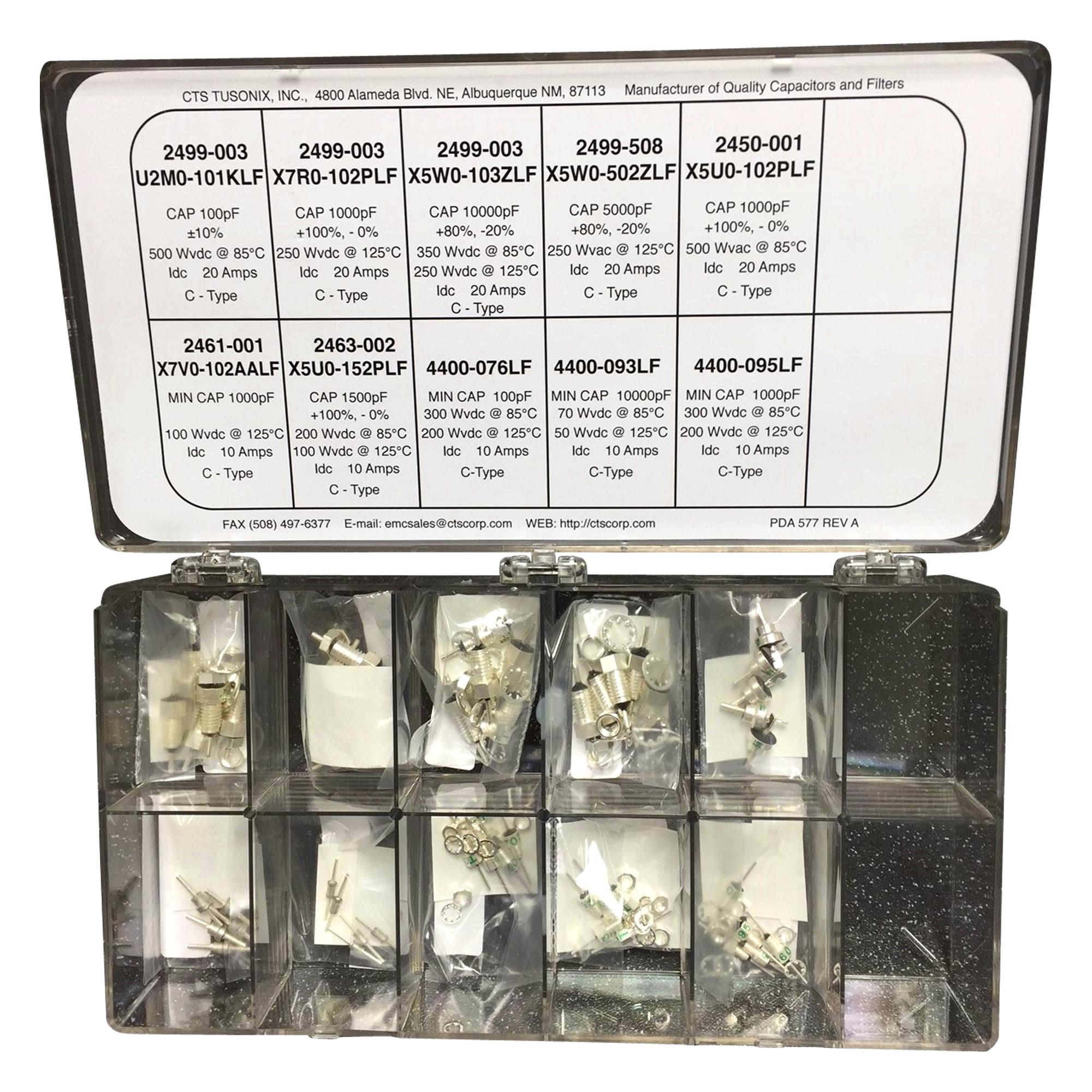 4400-900 FILTER KIT, C-TYPE, SCREW-IN/SOLDER MNT TUSONIX
