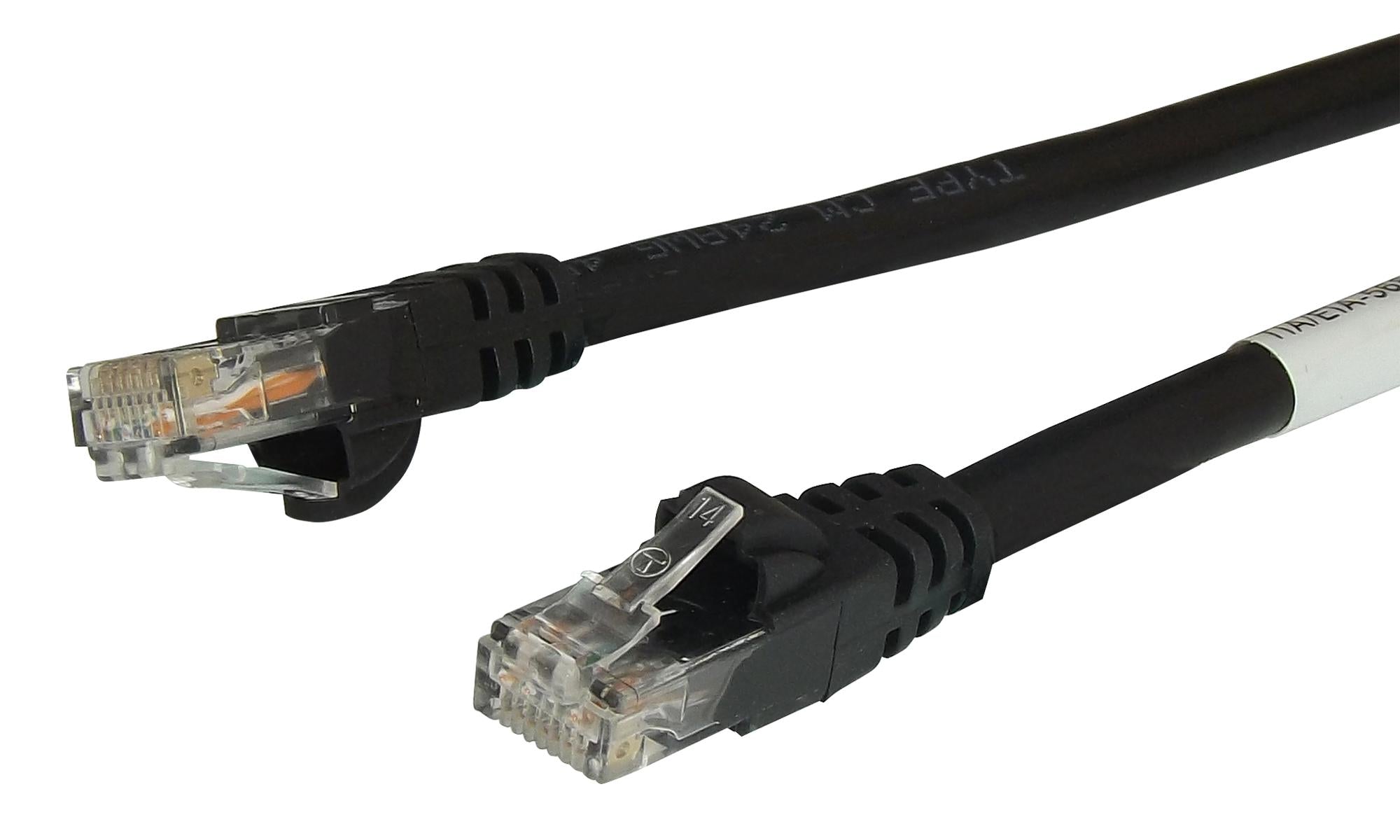 SP5BK PATCH CABLE, RJ45, CAT6, 5M, BLACK TUK