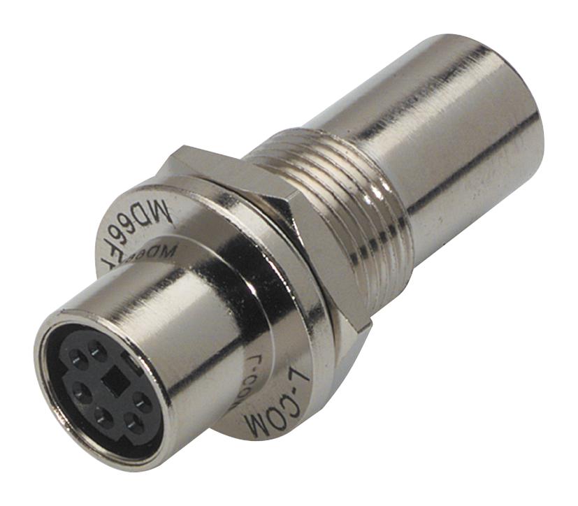 MD66FF ADAPTER, MINI DIN RECEPTACLE L-COM