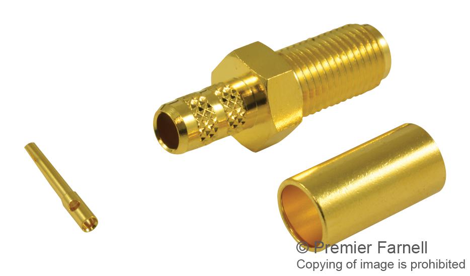 132116 RF CONNECTOR, SMA, STRAIGHT JACK, CABLE AMPHENOL RF