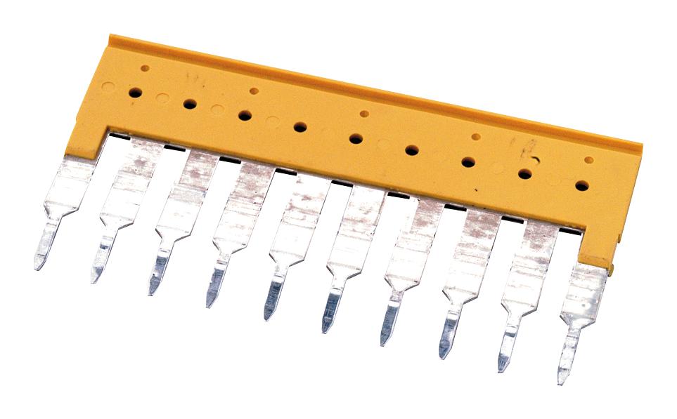 1608940000.. JUMPER, 10POS, 5.1MM, YELLOW WEIDMULLER