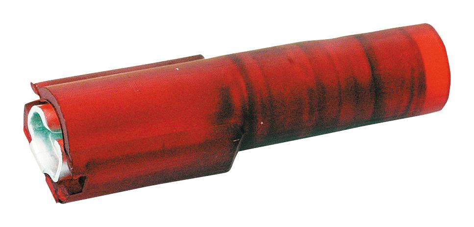 19002-0001 FEMALE DISCONNECT, 6.35MM, 22-18AWG, RED MOLEX