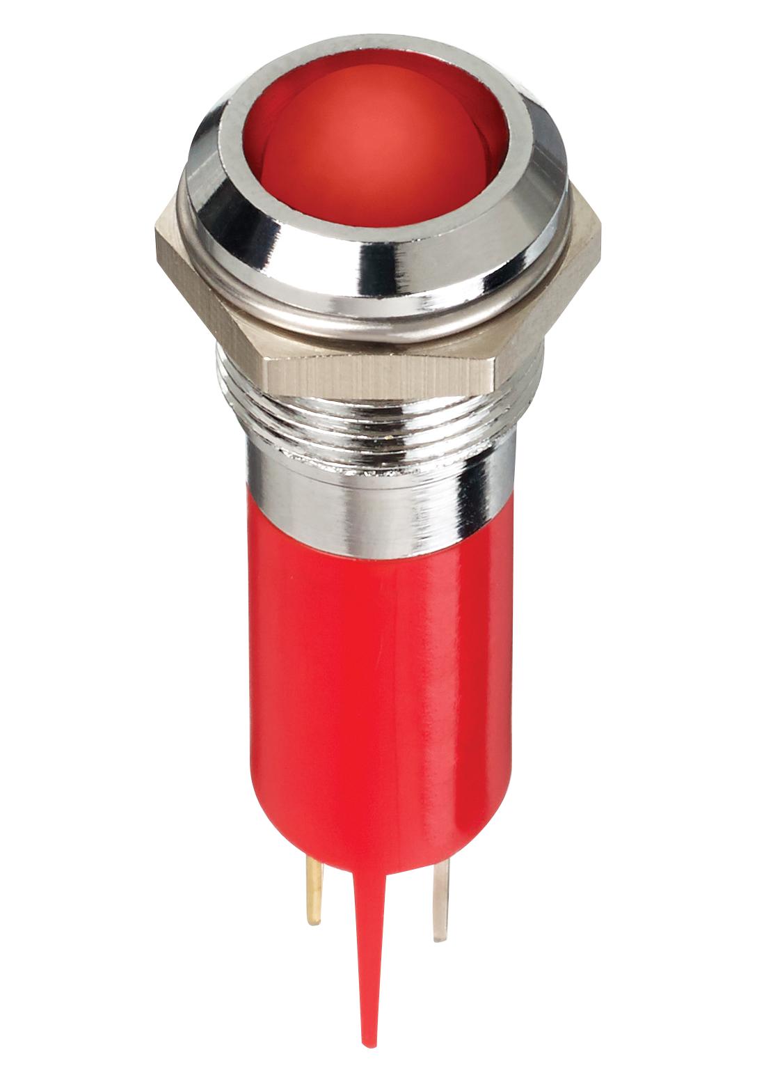 Q12P1CXXHR24E LED INDICATOR, PANEL, 12MM, RED, 24V APEM