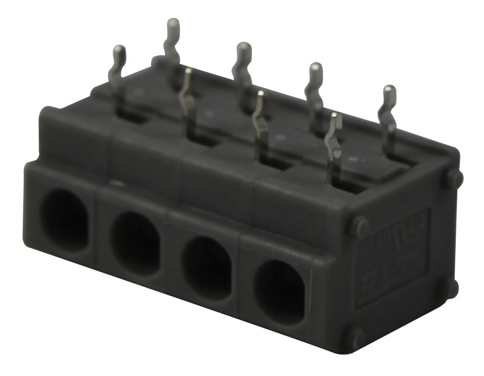 2834089-3 TB, WIRE TO BOARD, 4POS, 20-14AWG, GREY TE CONNECTIVITY