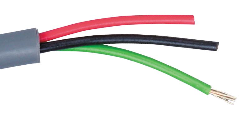 8443 0601000 UNSHLD CABLE, 3CORE, 22AWG, 305M BELDEN