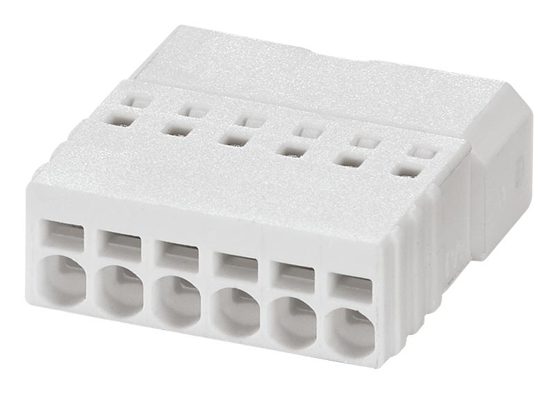 PTSM 0,5/ 6-PI-2,5 WH TERMINAL BLOCK, PLUGGABLE, 6POS, 20AWG PHOENIX CONTACT