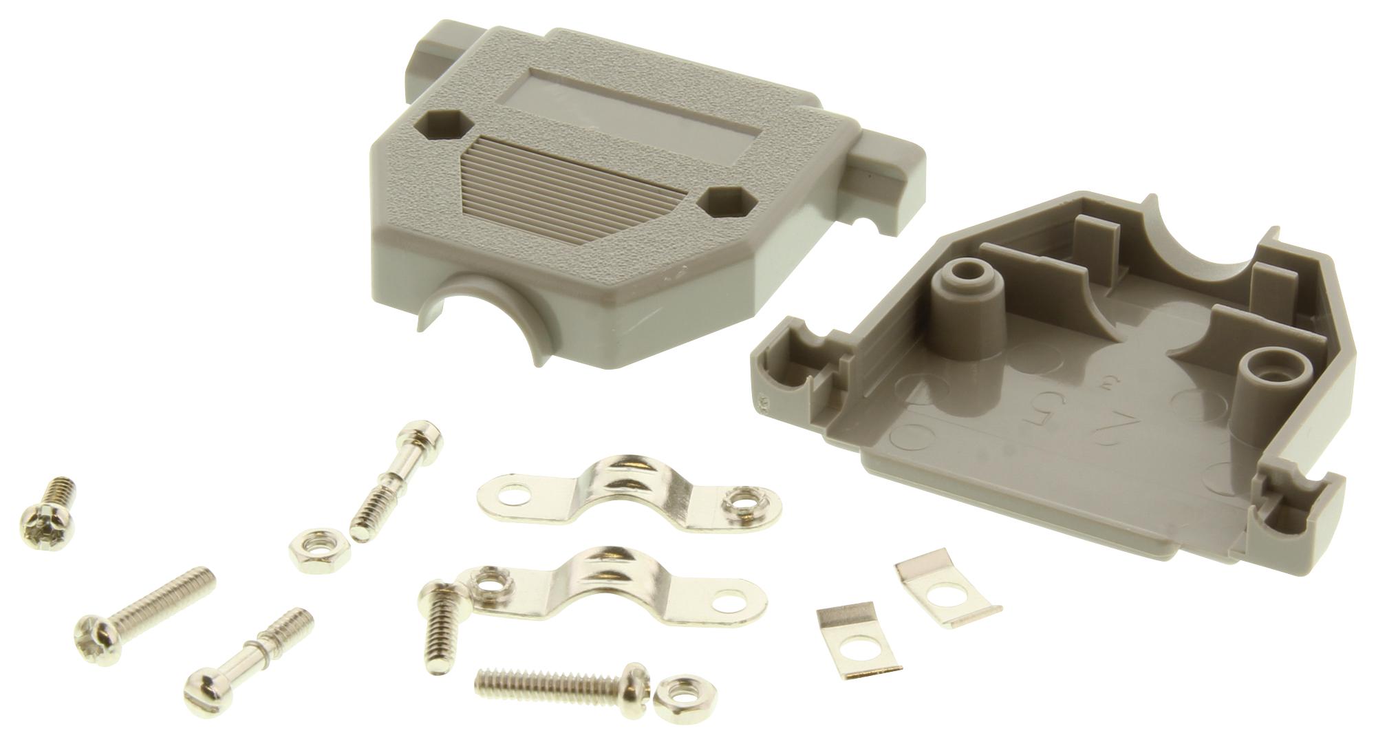977-025-010R031 BACKSHELL, 180 DEG, 25POS, ABS NORCOMP