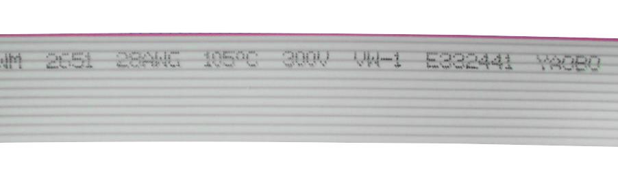 R2651HTSY10SC85 RIBBON CABLE, 10 CORE, 28AWG, PER M PRO POWER