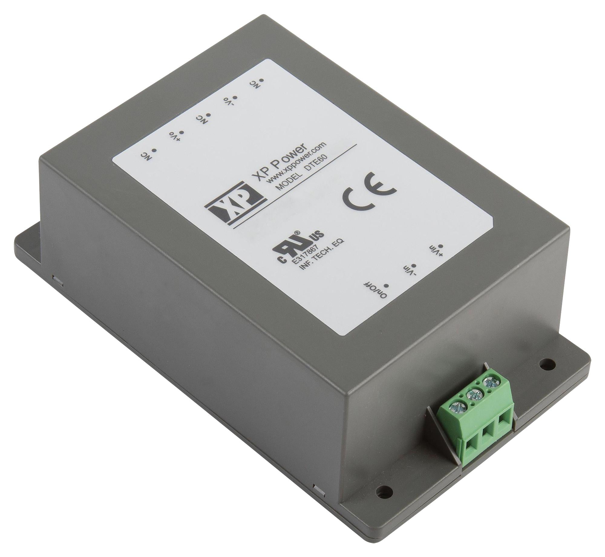 DTE6024S48 DC-DC CONVERTER, 48V, 1.25A XP POWER